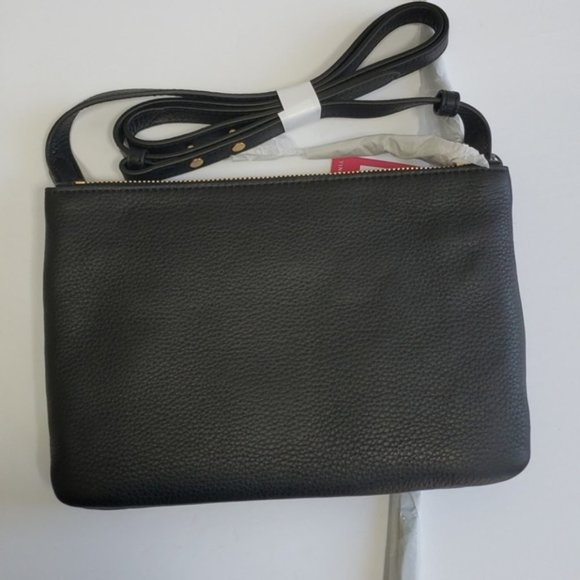 🎁 Vince Camuto Women's Gally Leather Crossbody - Picture 9 of 11